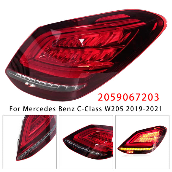 Rechter LED-achterlicht/remlicht voor Mercedes Benz C-klasse W205 2019-2021