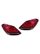 Luz trasera LED izquierda y derecha para freno/luz trasera para Mercedes Clase C W205 2019-2021-15