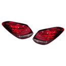 Luz trasera LED izquierda y derecha para freno/luz trasera para Mercedes Clase C W205 2019-2021-18