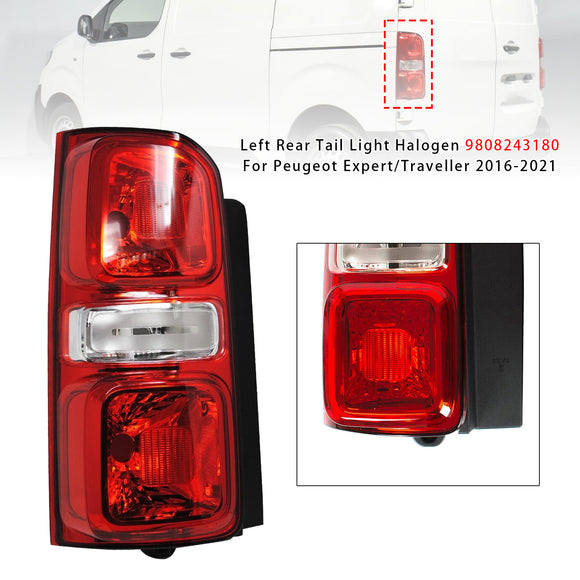 Achterlicht linksachter Halogeen 9808243180 voor Peugeot Expert/Reiziger 2016-2021