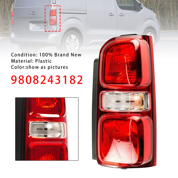 Rechts hinten Rücklicht Halogen 9808243182 für Peugeot Expert/Traveller 2016–2021