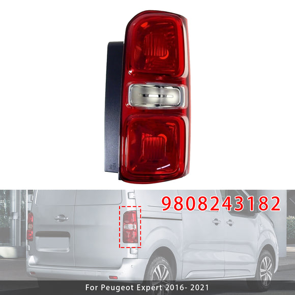 Rechts hinten Rücklicht Halogen 9808243182 für Peugeot Expert/Traveller 2016–2021