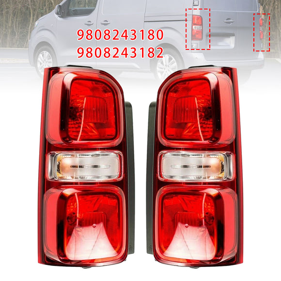Links + Rechts Achterlicht Halogeen 9808243180 Voor Peugeot Expert/Reiziger 16-21