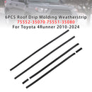 6 kpl kattopuristusmuovaussuojanauha 75552-35070 75551-35080 Toyota 4Runner 2010-2024-2