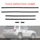 6 kpl kattopuristusmuovaussuojanauha 75552-35070 75551-35080 Toyota 4Runner 2010-2024-3