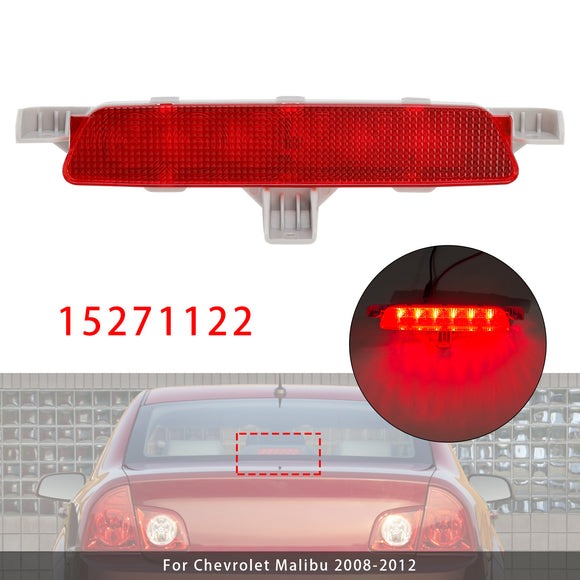 Rear High Mount Third Brake Light Lamp For Chevrolet Malibu 2008-2012 Red