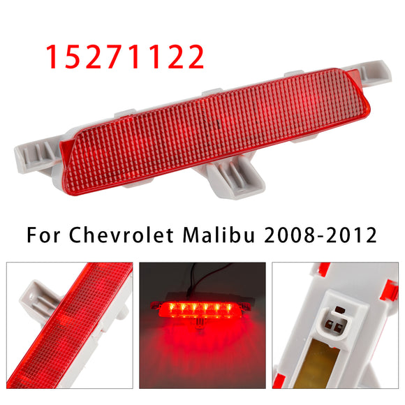Rear High Mount Third Brake Light Lamp For Chevrolet Malibu 2008-2012 Red