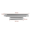 4PCS Window Moulding Trim Seal Belt Weatherstrip For Toyota FJ Cruiser 2007-2014-2