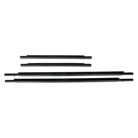 4PCS Window Moulding Trim Seal Belt Weatherstrip For Toyota FJ Cruiser 2007-2014