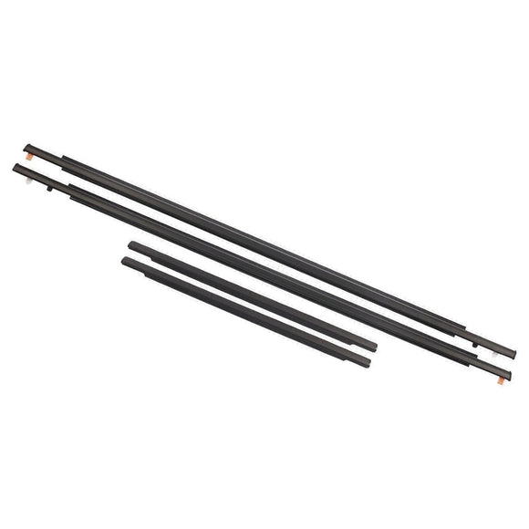 4PCS Window Moulding Trim Seal Belt Weatherstrip For Toyota FJ Cruiser 2007-2014