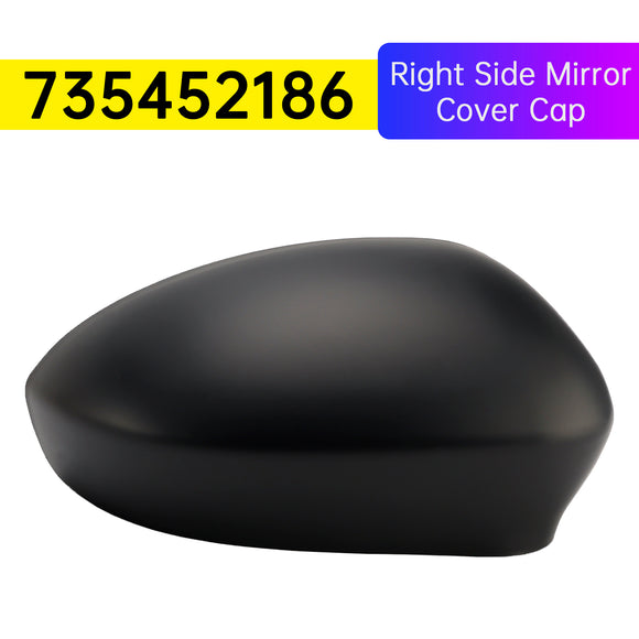 Right Side Mirror Cover Cap for Fiat 500 07-24 Grande Punto 05-18 735452186
