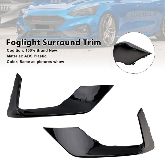 Garniture de calandre pour phare antibrouillard, 2 pièces, pour Ford Focus ST + ST Line MK4 2018 – 2021