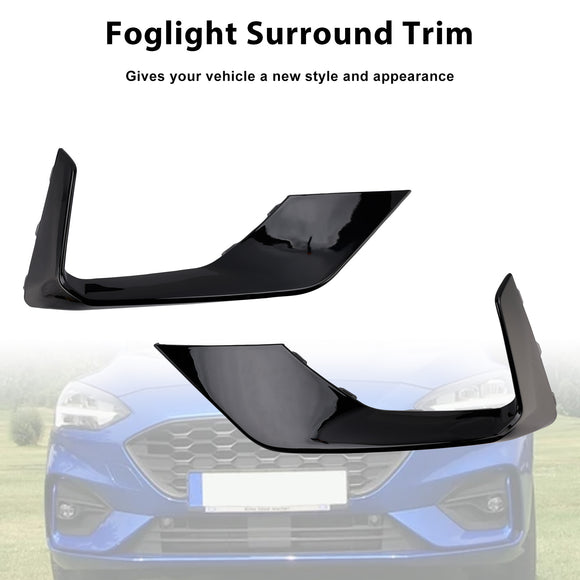 Garniture de calandre pour phare antibrouillard, 2 pièces, pour Ford Focus ST + ST Line MK4 2018 – 2021