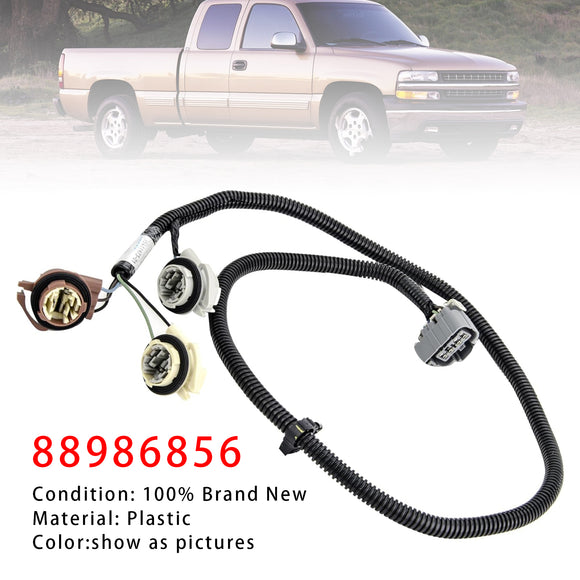 Left Driver Side Tail Light Wiring Harness For Chevy Silverado GMC Sierra 99-05