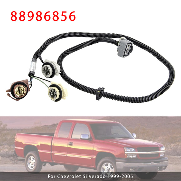 Left Driver Side Tail Light Wiring Harness For Chevy Silverado GMC Sierra 99-05
