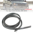 LH/RH Front Door Seal  Weatherstripping For Jeep Grand Cherokee 2005-2010-2