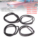 4PCS Front Rear Door Rubber Seal Weatherstrip For Nissan D22 Frontier 1998-2005-2