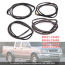 4PCS Front Rear Door Rubber Seal Weatherstrip For Nissan D22 Frontier 1998-2005-4
