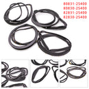 4PCS Front Rear Door Rubber Seal Weatherstrip For Nissan D22 Frontier 1998-2005-5
