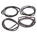4PCS Front Rear Door Rubber Seal Weatherstrip For Nissan D22 Frontier 1998-2005-1