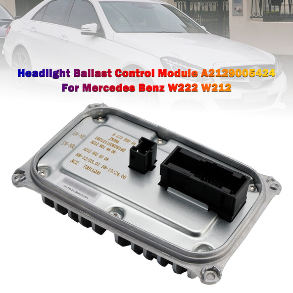Módulo de control de balasto de faros delanteros A2129005424 para Mercedes Benz W212/S212