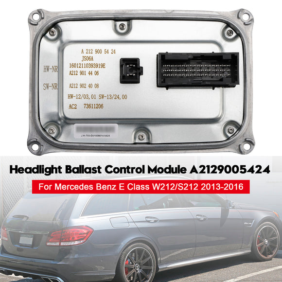 Módulo de control de balasto de faros delanteros A2129005424 para Mercedes Benz W212/S212