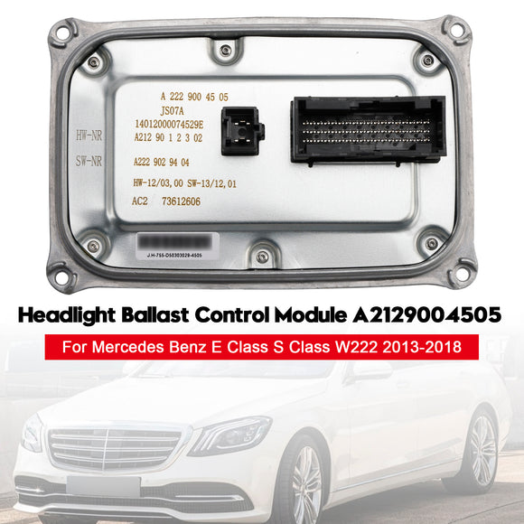 Koplampballastregelmodule A2129004505 voor Mercedes Benz W222