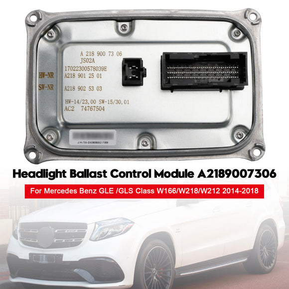 Ajovalojen liitäntälaitteen ohjausyksikkö A2189007306 Mercedes Benzille W166/W218/W212