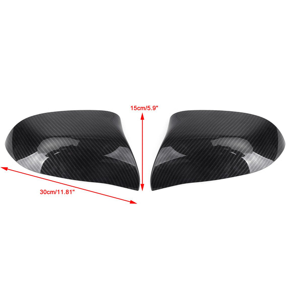 Tapas de cubierta de espejo lateral de carbono estilo M para BMW X5 F15 X6 F16 28i 35i 15-18