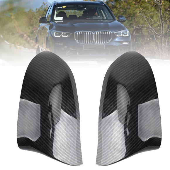 Tapas de cubierta de espejo lateral de carbono estilo M para BMW X5 F15 X6 F16 28i 35i 15-18