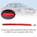 Tercera luz de freno 63256925902 roja para BMW Serie 5 Touring E61 2007-2010-2