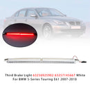 Tredje bromsljuset 63256925902 Vit för BMW 5-serie Touring E61 2007-2010-2