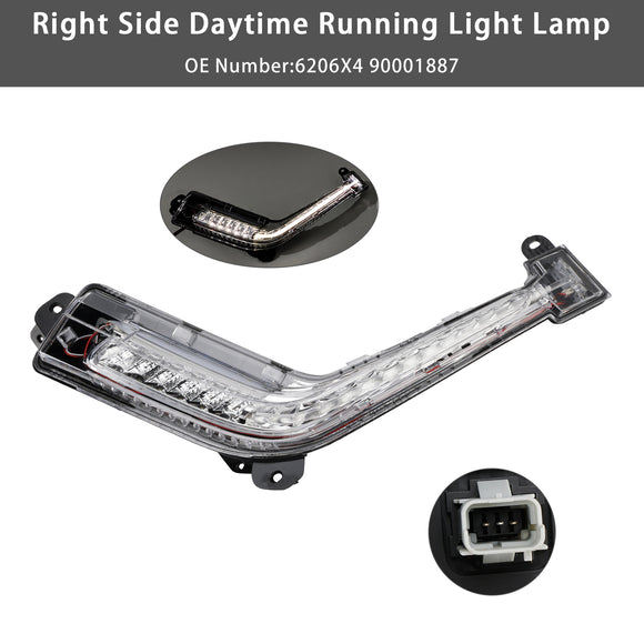 Right Side DRL Light Lamp LED Bulbs For Peugeot 308 Mk1 Hatch 2011-2014
