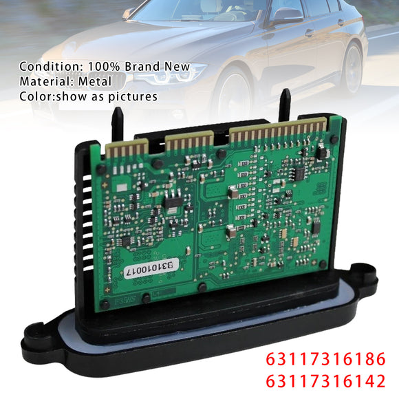 Xenon mukautuva ajovalojen ohjausyksikkö moduuli Lear TMS 7316186 BMW 3 F30 F31 2011-2016