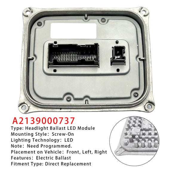 A2139000737 Headlight Control Module For Mercedes-Benz GLS GLE  2020-2023