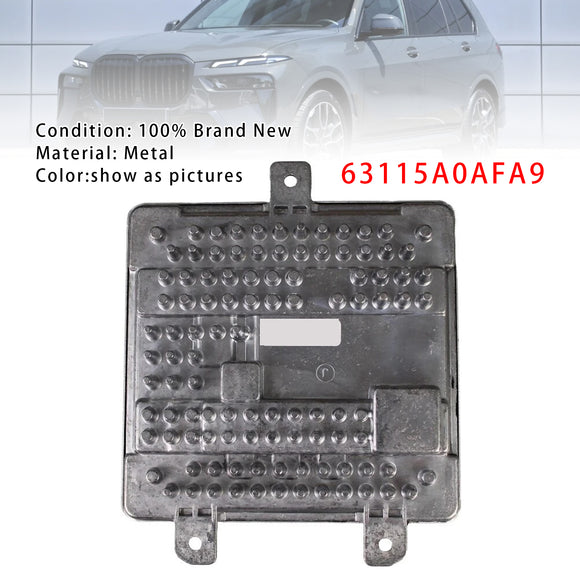 LED-ajovalojen ohjausmoduuli 63115A0AFA9 BMW 3 7 8 -sarjalle X5 X6 X7 G20 G11