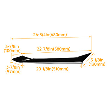 Rear Left Side Pillar Molding Trim 78873-9DJ1A 788734RA0A For Nissan Maxima 2016-2021 - 0