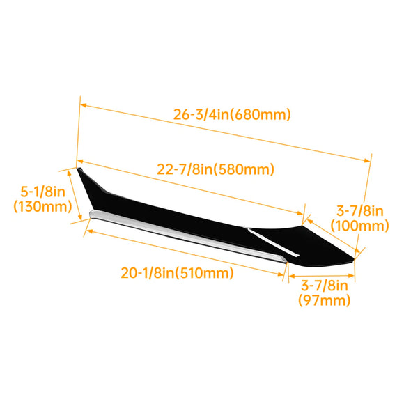 NISSAN MAXIMA 2016-2021 Right Side Rear Pillar Molding Trim 78872-9DJ1A 788724RA0A