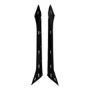 2x moldura de pilar de moldura de carrocería trasera para Nissan Maxima 2016-2021-8
