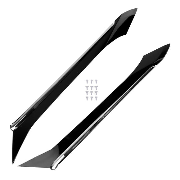 2x moldura de pilar de moldura de carrocería trasera para Nissan Maxima 2016-2021