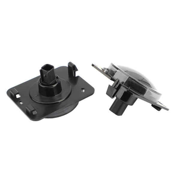 2x luz de giro LED de marcador lateral de estacionamiento de guardabarros delantero para Wrangler JK 2007-2015