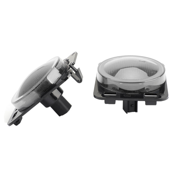 2x luz de giro LED de marcador lateral de estacionamiento de guardabarros delantero para Wrangler JK 2007-2015