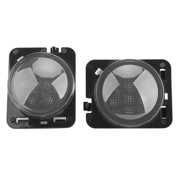 2x luz de giro LED de marcador lateral de estacionamiento de guardabarros delantero para Wrangler JK 2007-2015