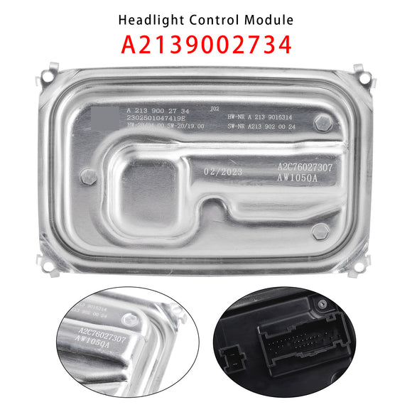LED-ajovalojen ohjausyksikkö A2139002734 Mercedes X247:lle W213  W177  W167  W447  W257