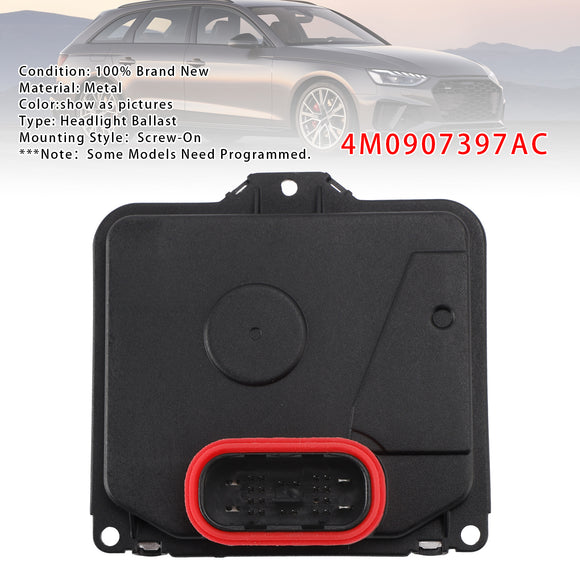 Módulo de control de faros 4M0907397AC para AUDI A4 A5 RS5 S4 S5 2015-2020