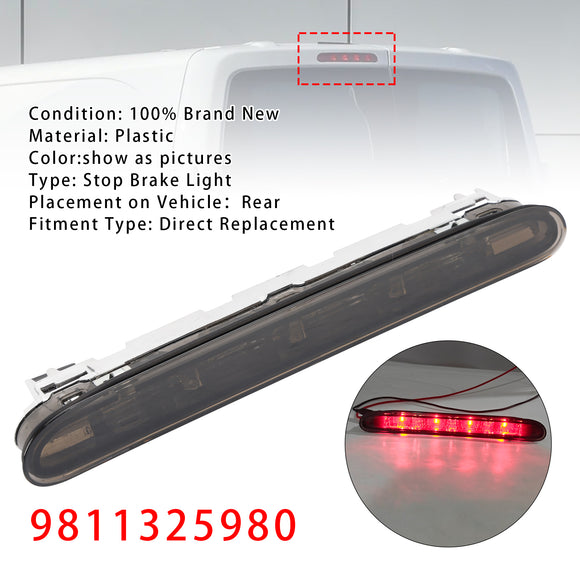 LED Rear Stop Brake Light 9811325980 For Citroen Jumpy Peugeot Expert Black
