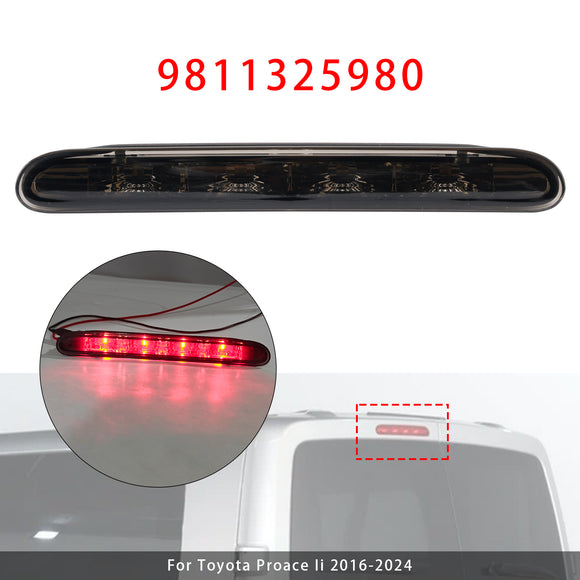 LED Rear Stop Brake Light 9811325980 For Citroen Jumpy Peugeot Expert Black