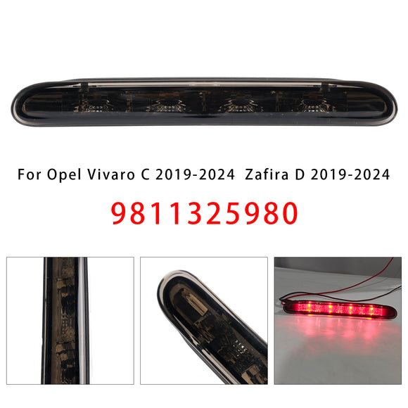 LED Rear Stop Brake Light 9811325980 For Citroen Jumpy Peugeot Expert Black
