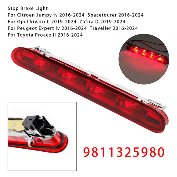 LED-achterremlicht 9811325980 voor Citroen Jumpy Peugeot Expert Rood