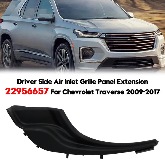 Fahrerseitige Lufteinlassgitter-Verlängerung 22956657 für Chevrolet Traverse 2009–2017